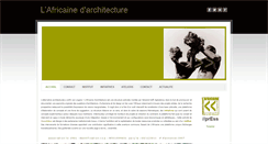 Desktop Screenshot of lafricainedarchitecture.com