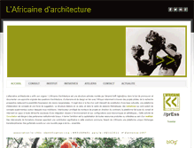 Tablet Screenshot of lafricainedarchitecture.com